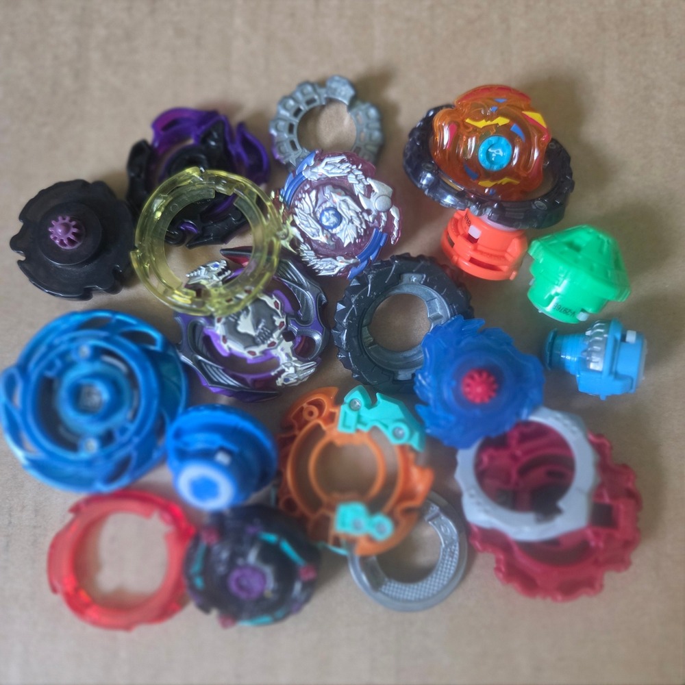 Beyblade Burst Mixed Lot Spinning Top Parts Energy Layers Forge Discs‎ Tips